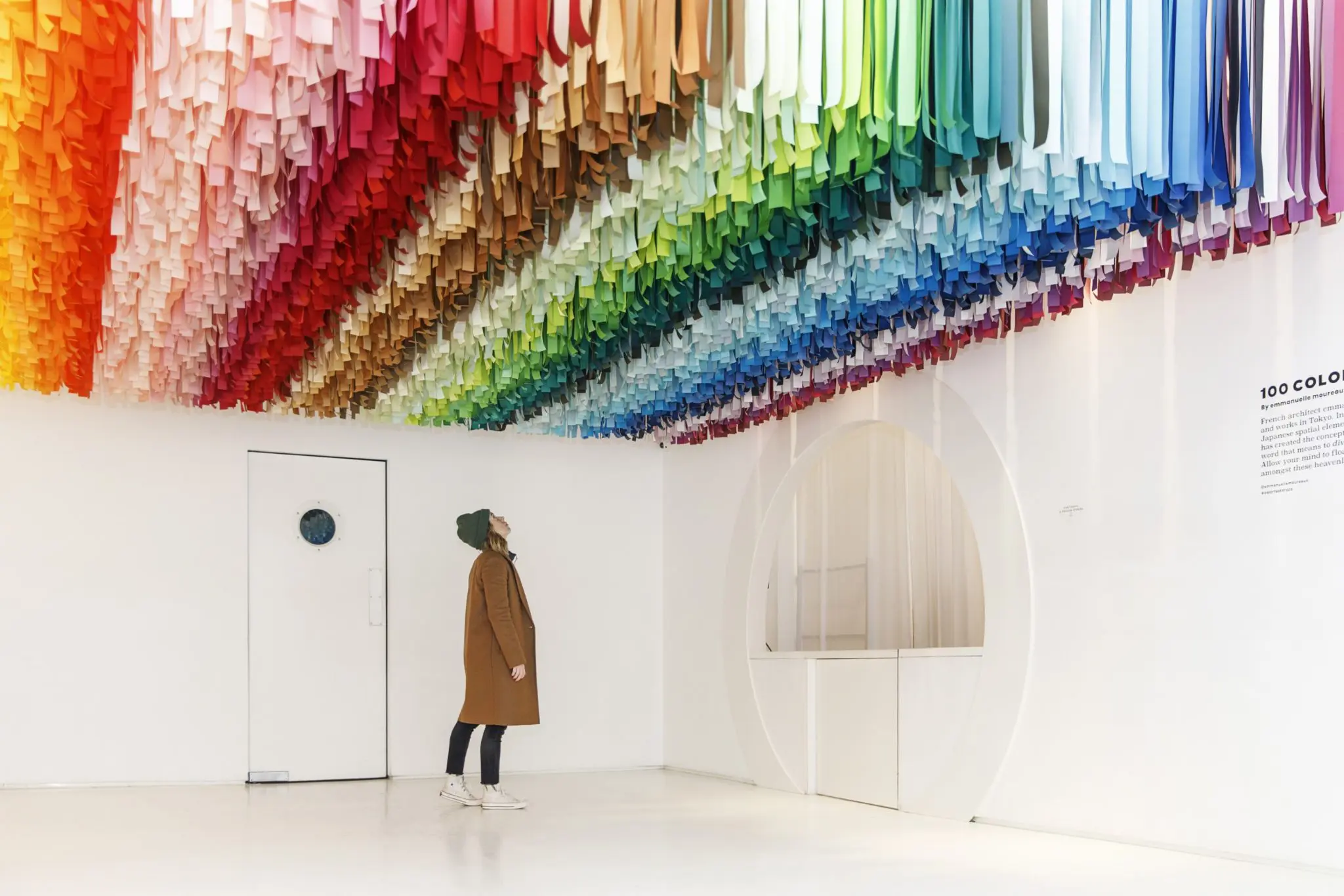 Heather Moore’s "100 Colors," 2018, at Color Factory New York (Courtesy the artist and Color Factory)