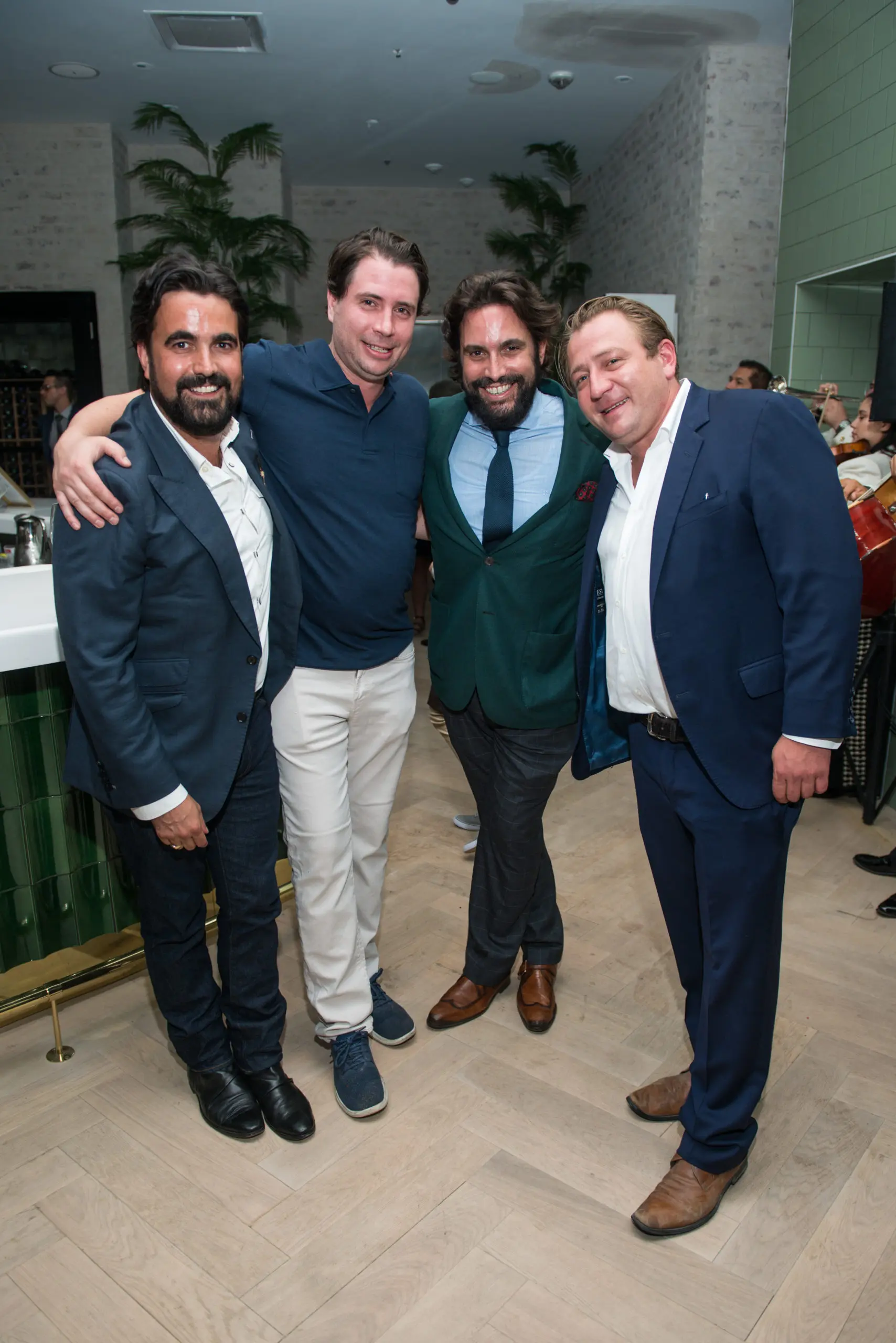 Josh Governale, chef Daniel Berg, Sam Governale, Benjamin Berg (Photo by Jacob Powers)