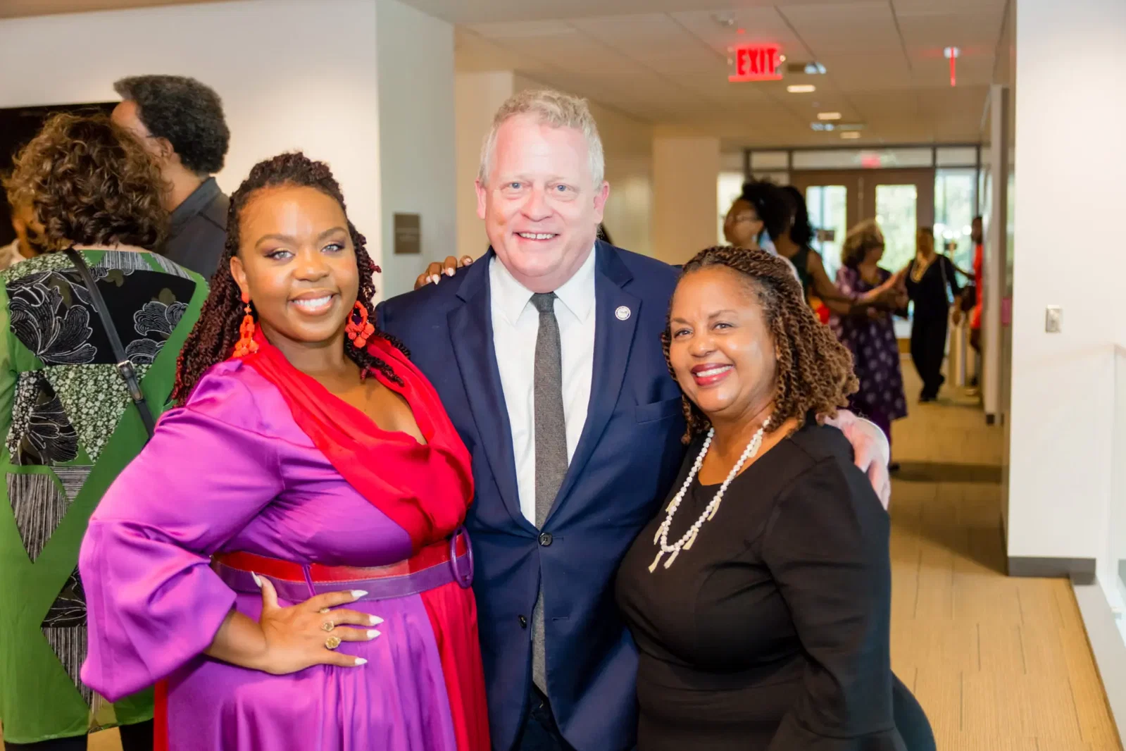 Ashley Turner, City Councilman David Robinson, Cheryl Turner