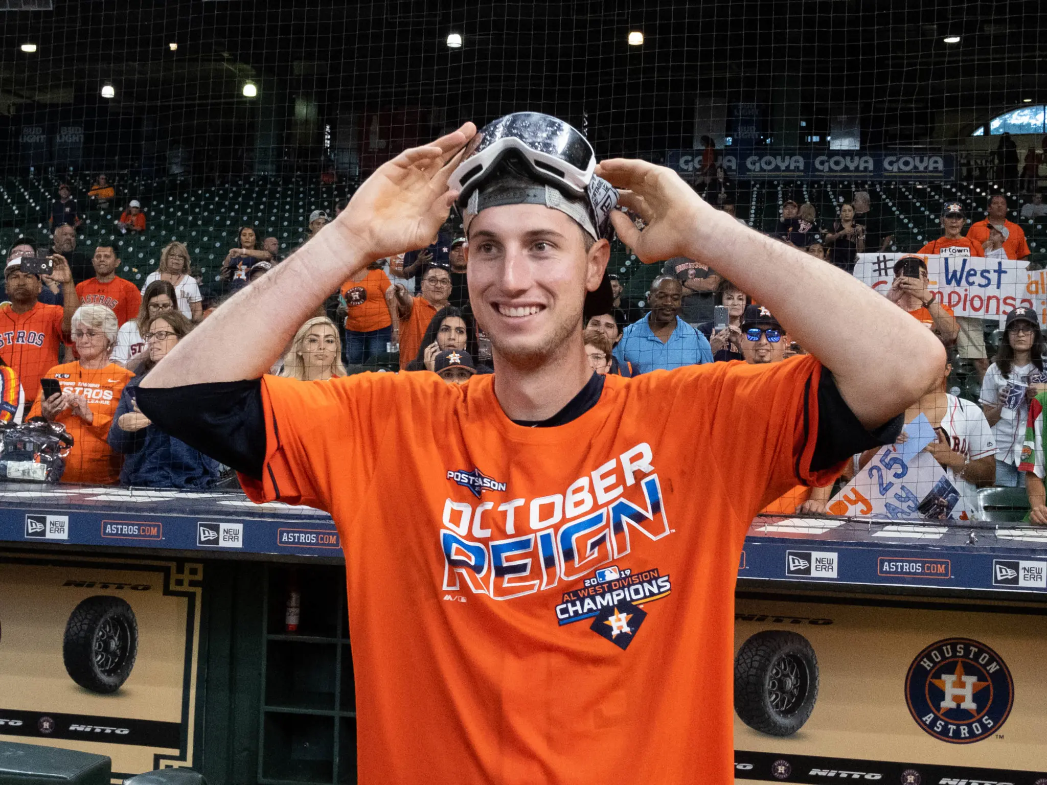 Houston Astros phenom Kyle Tucker is proving that he's ready to play October baseball. (Photo by F. Carter Smith)