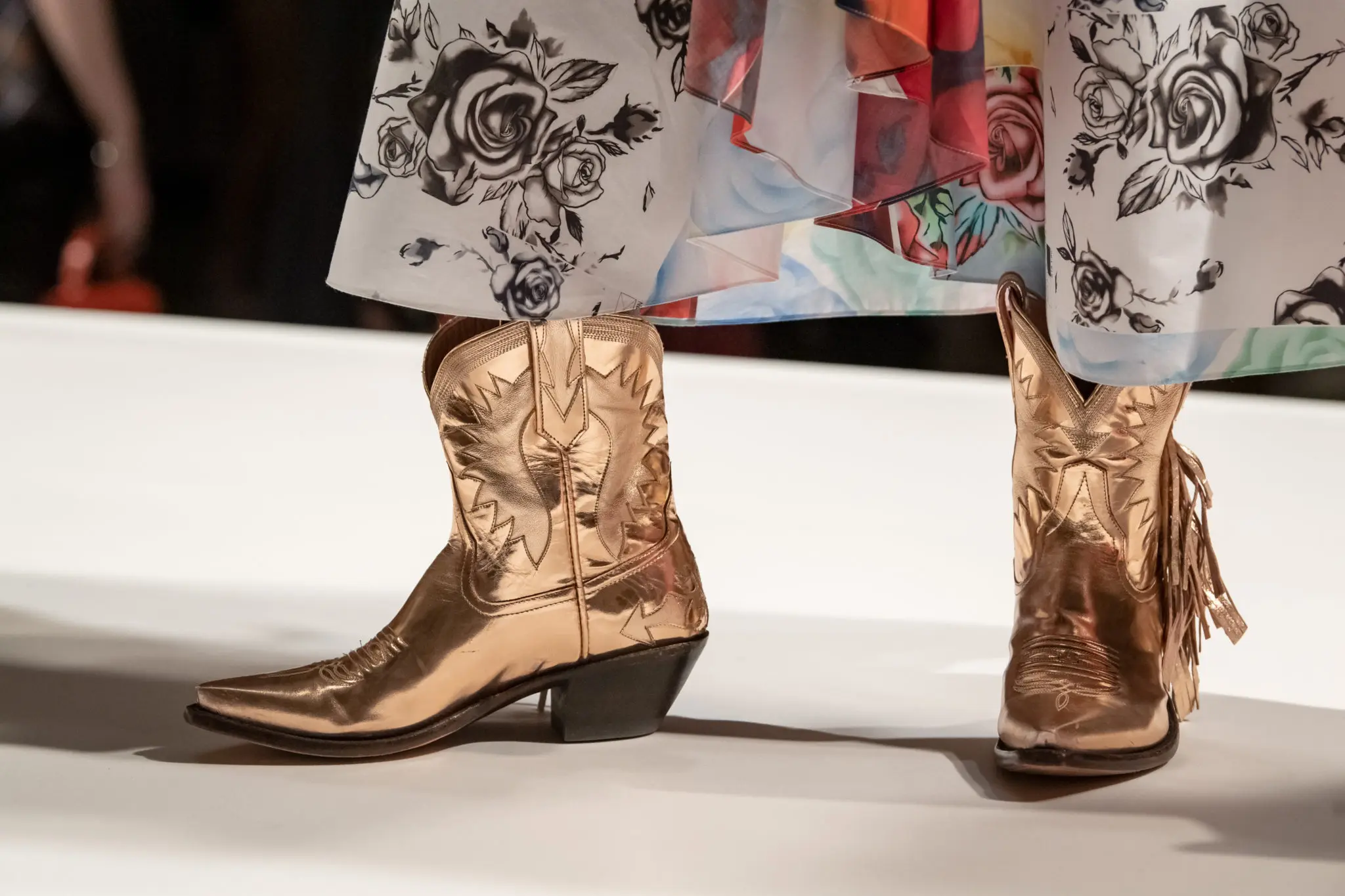 Miron Crosby x Prabal Gurung (Photo by Cooper Neill/Getty Images; Bruno/Snap the Picture)