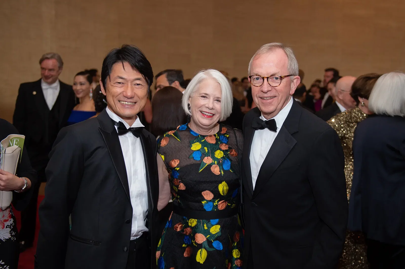Japanese Consul General Hideo Fukushima, Betsy & Rick Weber (Photo by Wilson Parish)