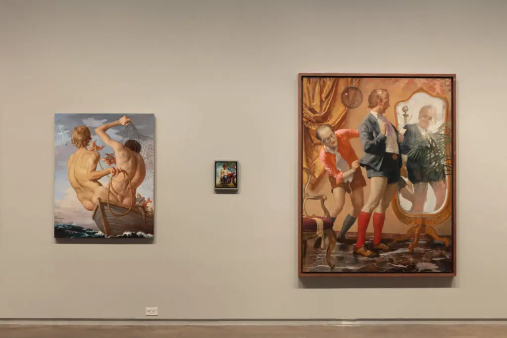 Art from John Currin's "My Life As A Man" exhibition. (Photo by Kevin Todora)