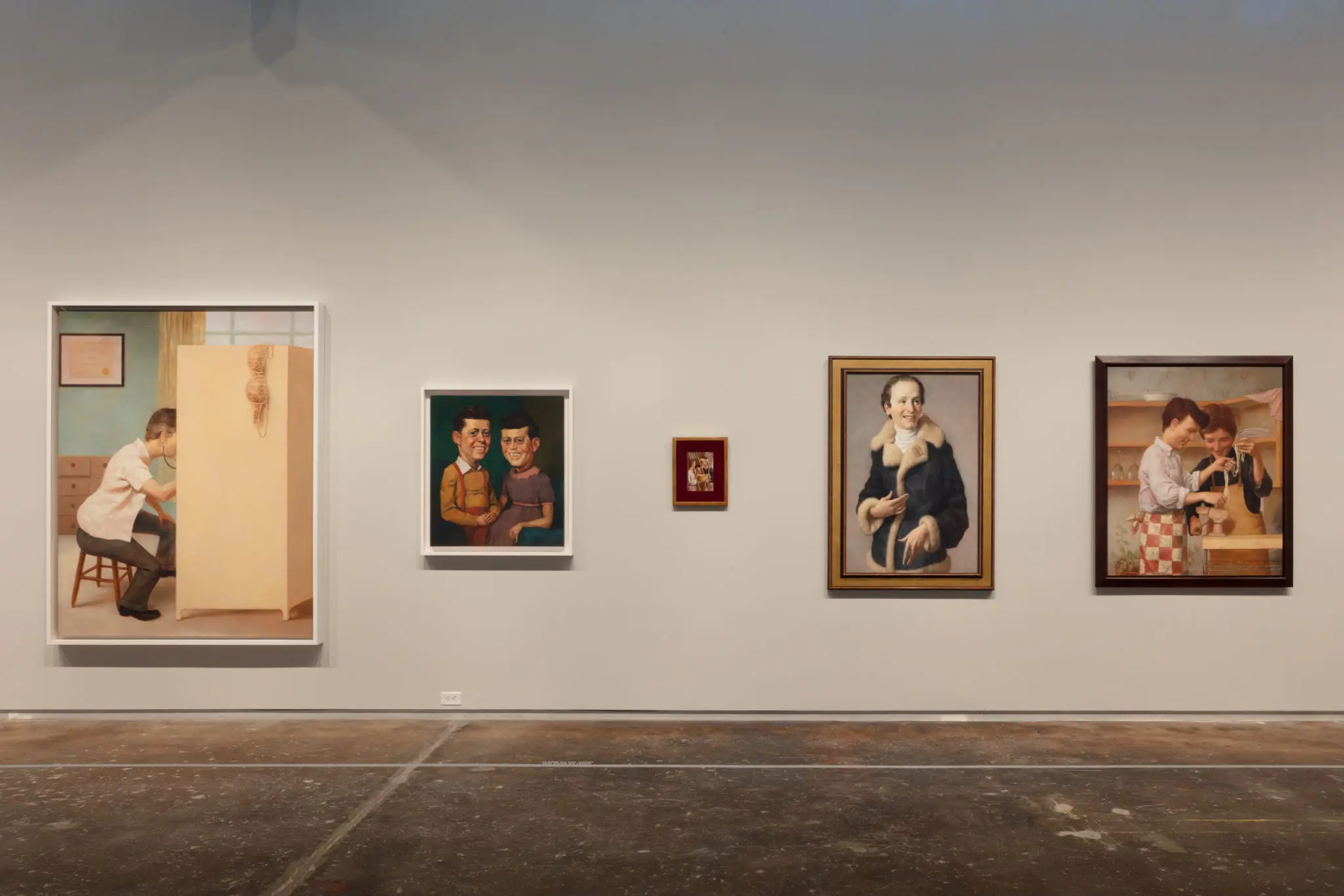 Art from John Currin's "My Life As A Man" exhibition. (Photo by Kevin Todora)