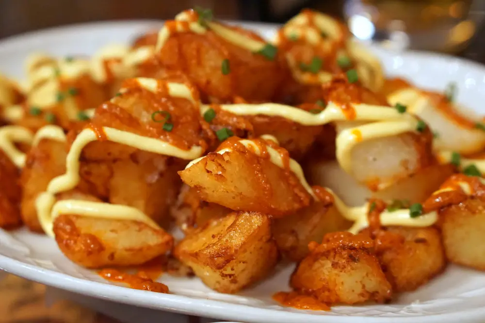 Patatas Bravas is a pincho on the menu at Sketches of Spain. (Courtesy of Spanish Sabores)