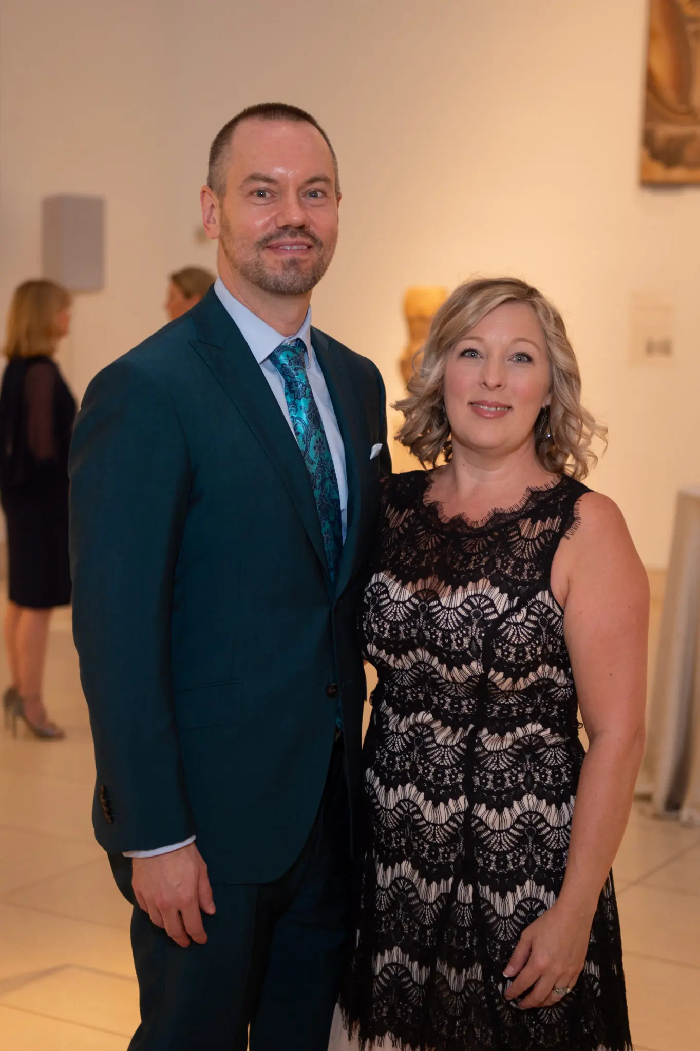 Dan Knechtges, Hillary Hart (Photo by Wilson Parish)