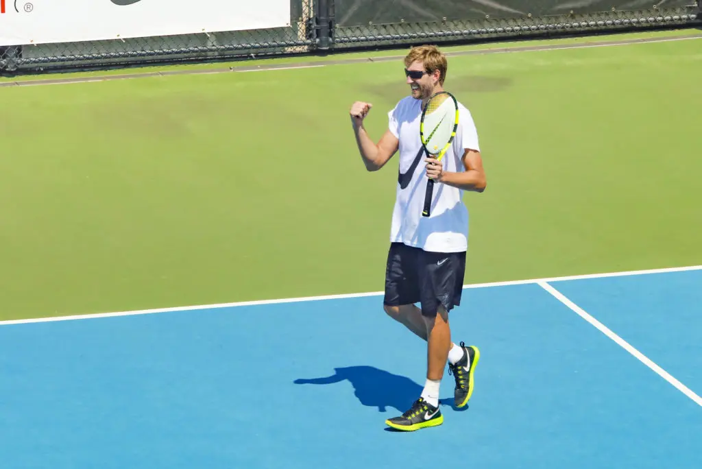 Dirk's first sports love was tennis. (Photo by Brandon Colston Photography)