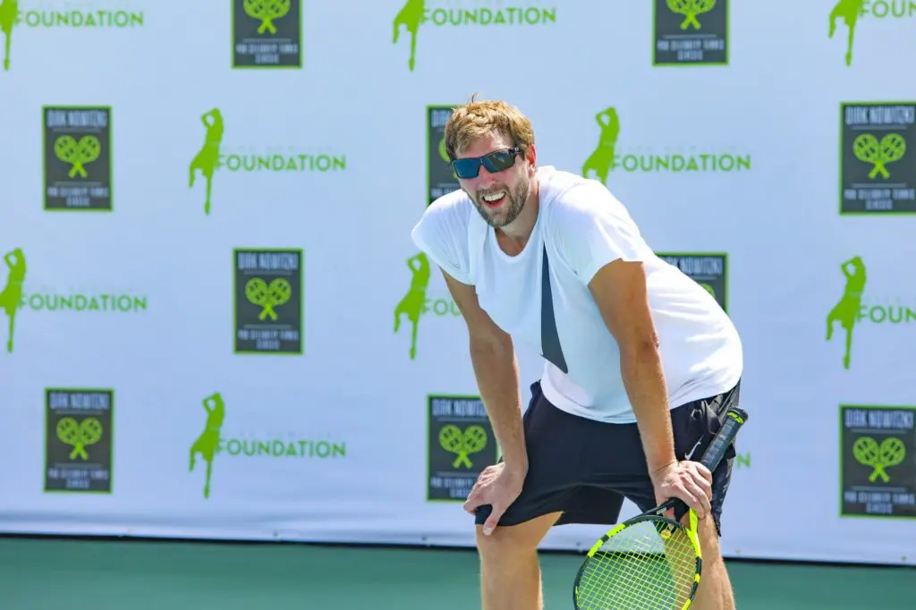 Dirk Nowitzki Tennis Tournament Truths — Steve Nash Can Play and Luka Doncic is Quite the Wildcard