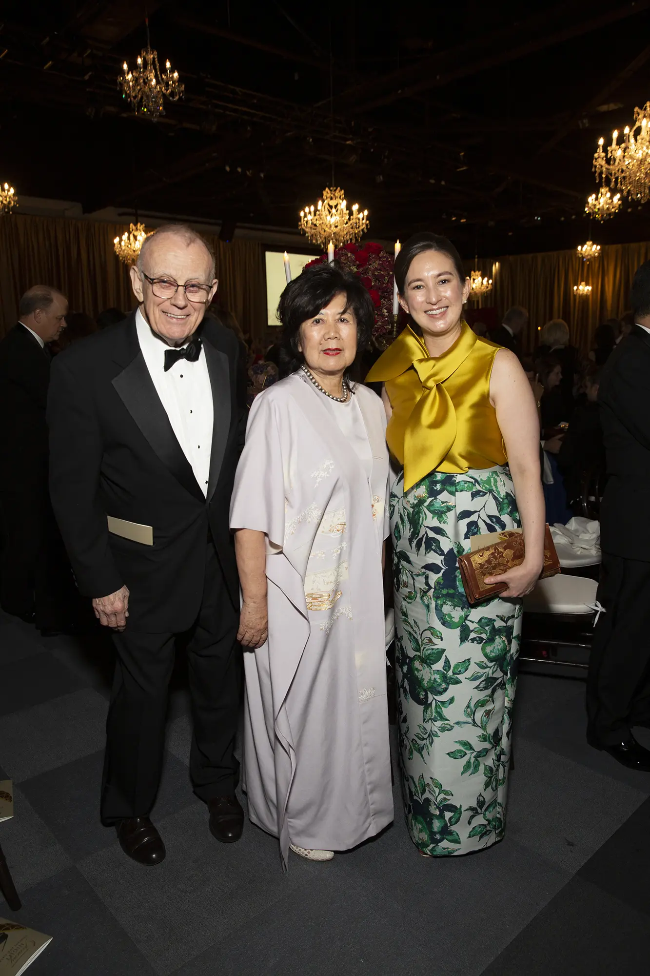 Dr. John Stroehlein, Miwa Sakashita, Patsy Brown (Photo by Jenny Antill Clifton)