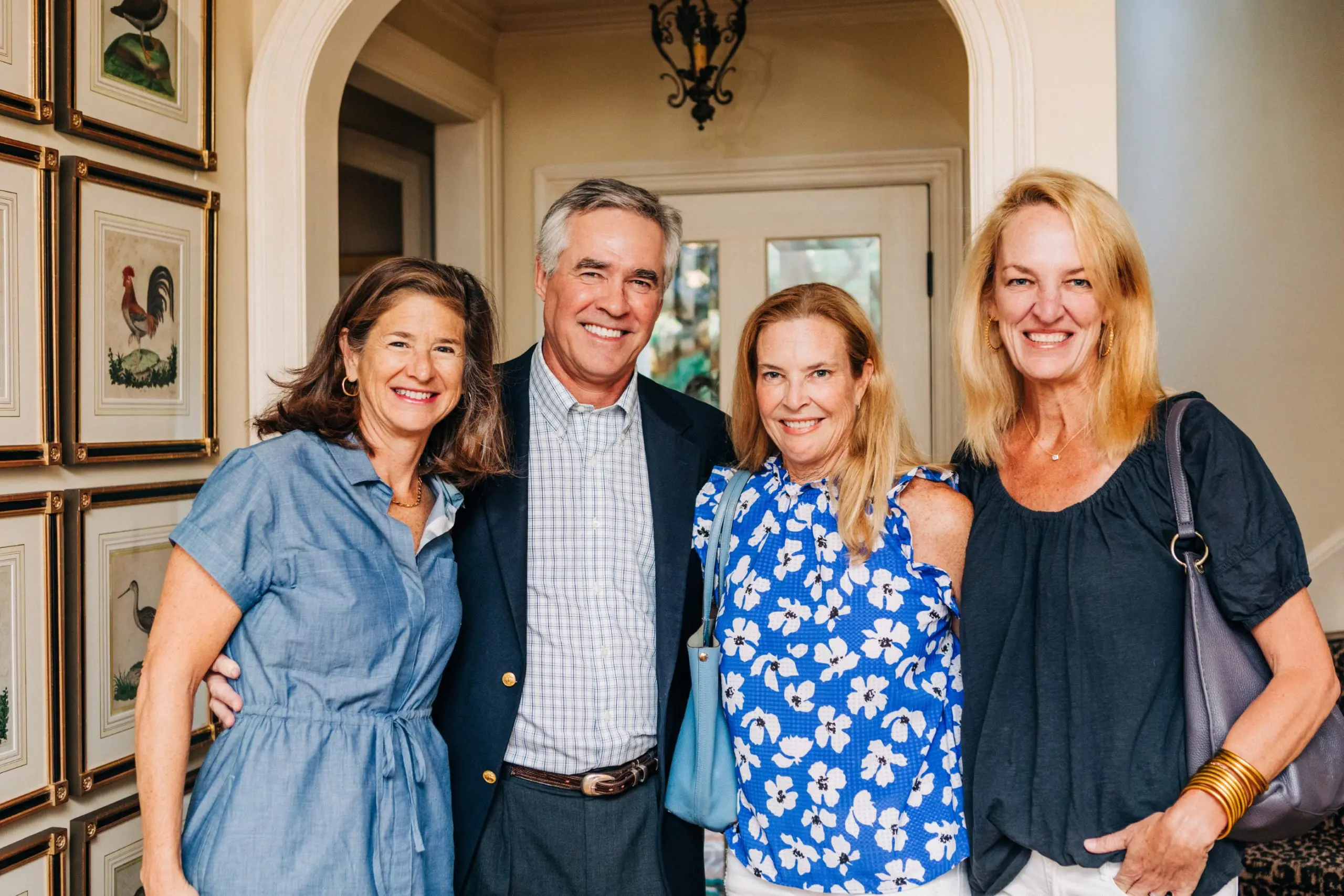 Hallie Carver, Charlie Prioleau, Marjorie Crawford, Tish Wilde (Photo by Bonner Rhoden)