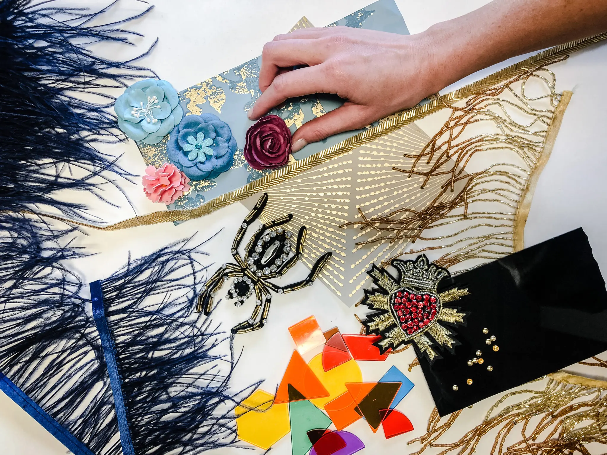 Peck used a mix of materials for his HGO bag collections.