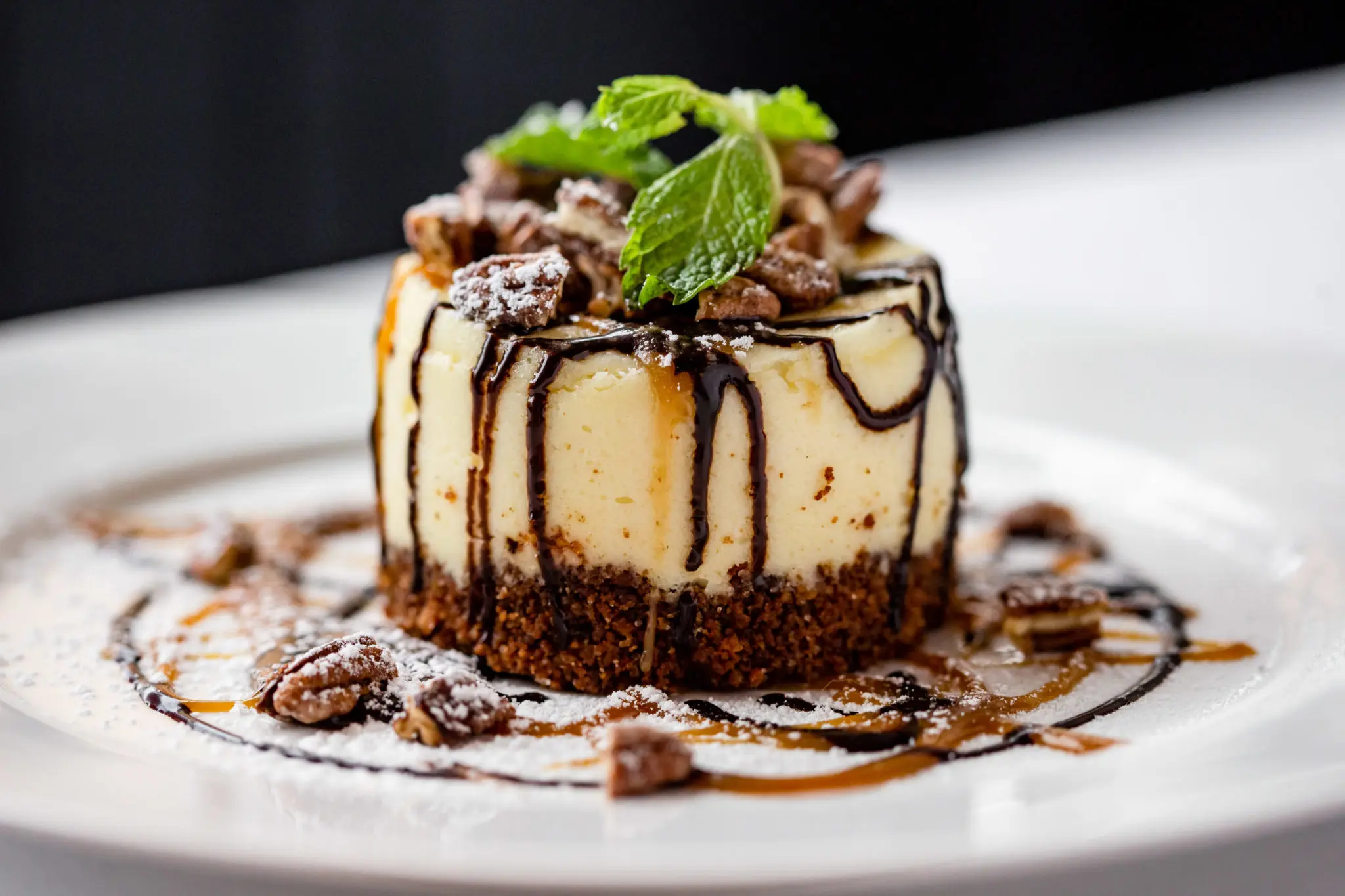 Turtle cheesecake, The Annie Café & Bar (Photo by Kirsten Gilliam)