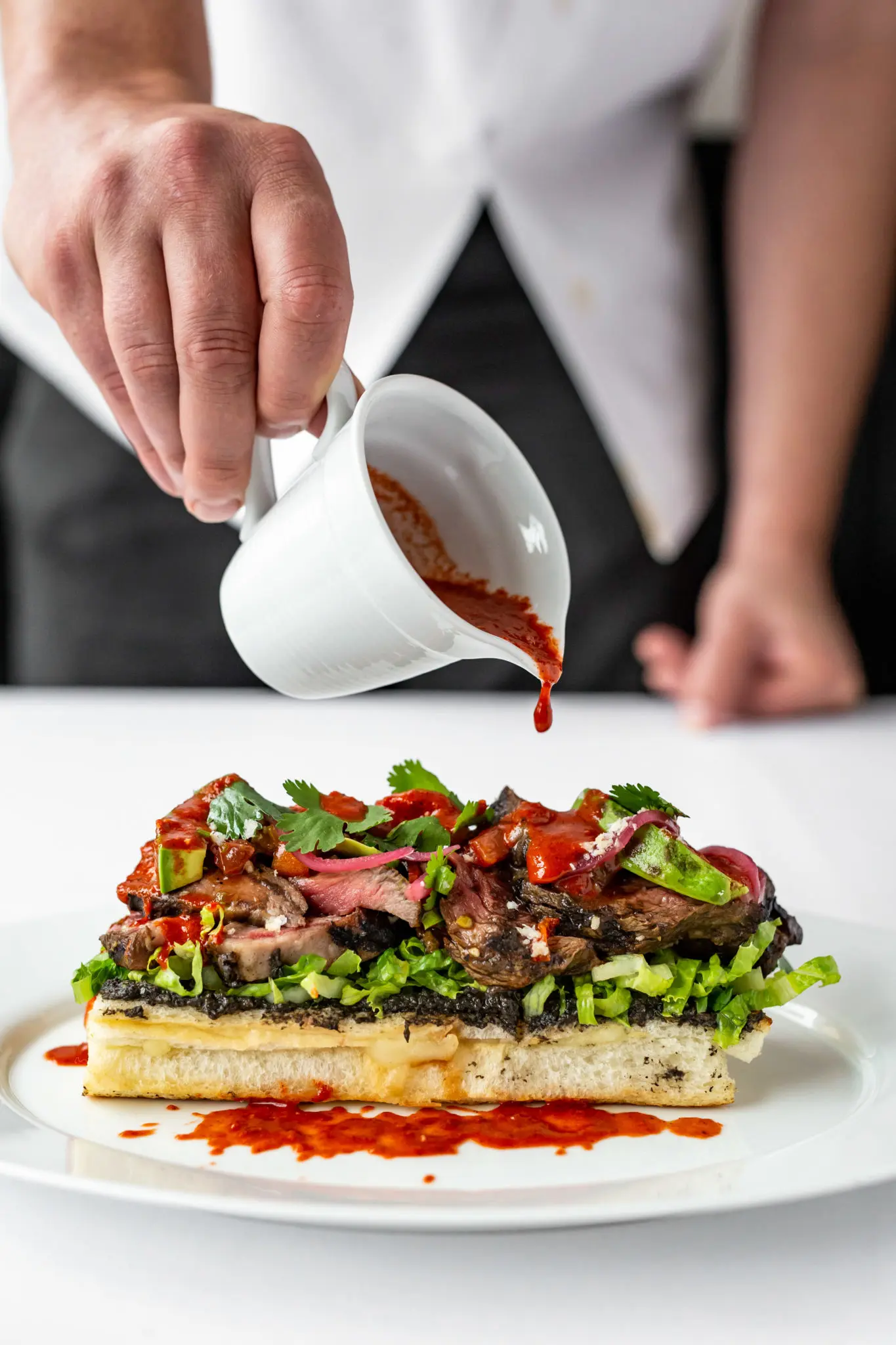 Steak sandwich, The Annie Café & Bar (Photo by Kirsten Gilliam)