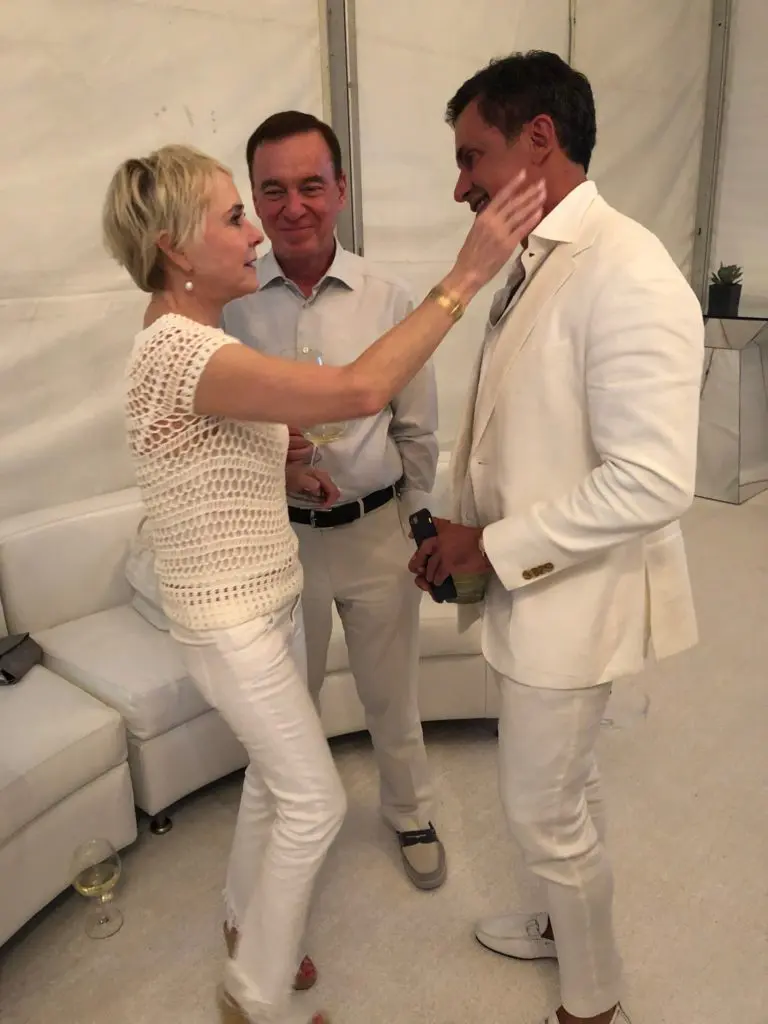 Karen & Mike Mayell, Monsour Taghdisi (Photo Shelby Hodge)