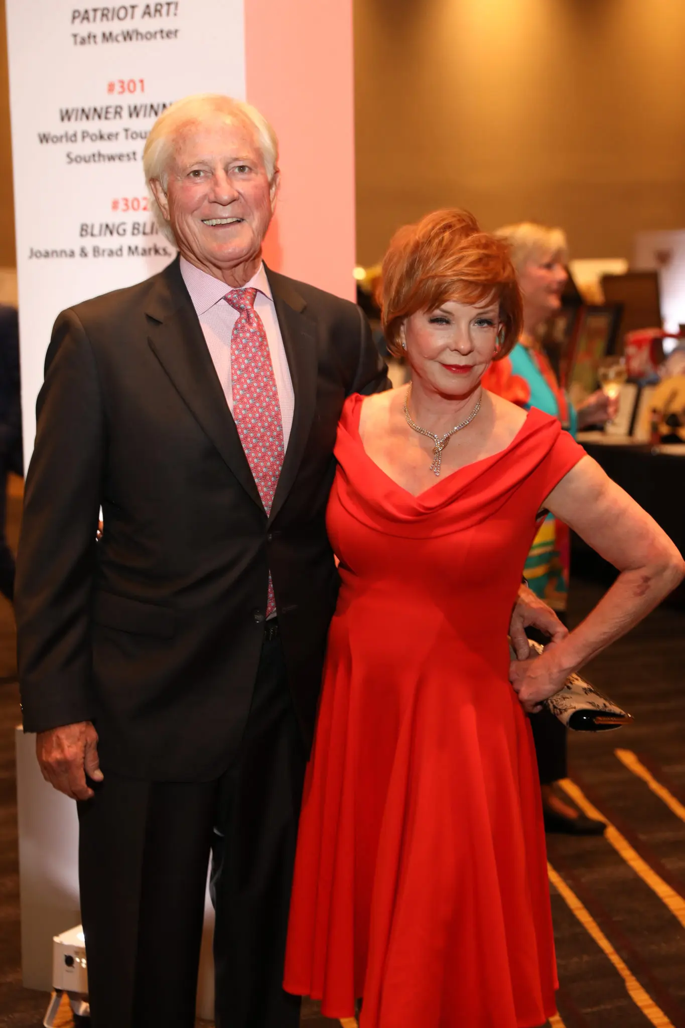 Mike Taylor, JoAnn Petersen (Photo by Priscilla Dickson)