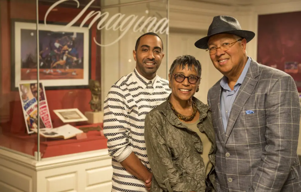 Khalil, Shirley and Bernard Kinsey. Courtesy of Kent Phillips