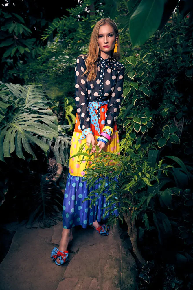 Maison Common cotton voile multi-dotted long dress. (Photo courtesy of Maison Common)
