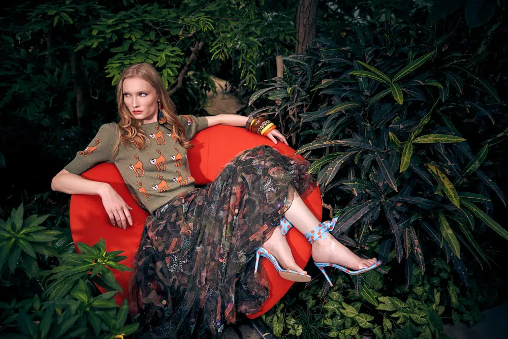 Fashion Designer Rieke Common Embraces Jungle Prints, Decries Self Serious Fashion