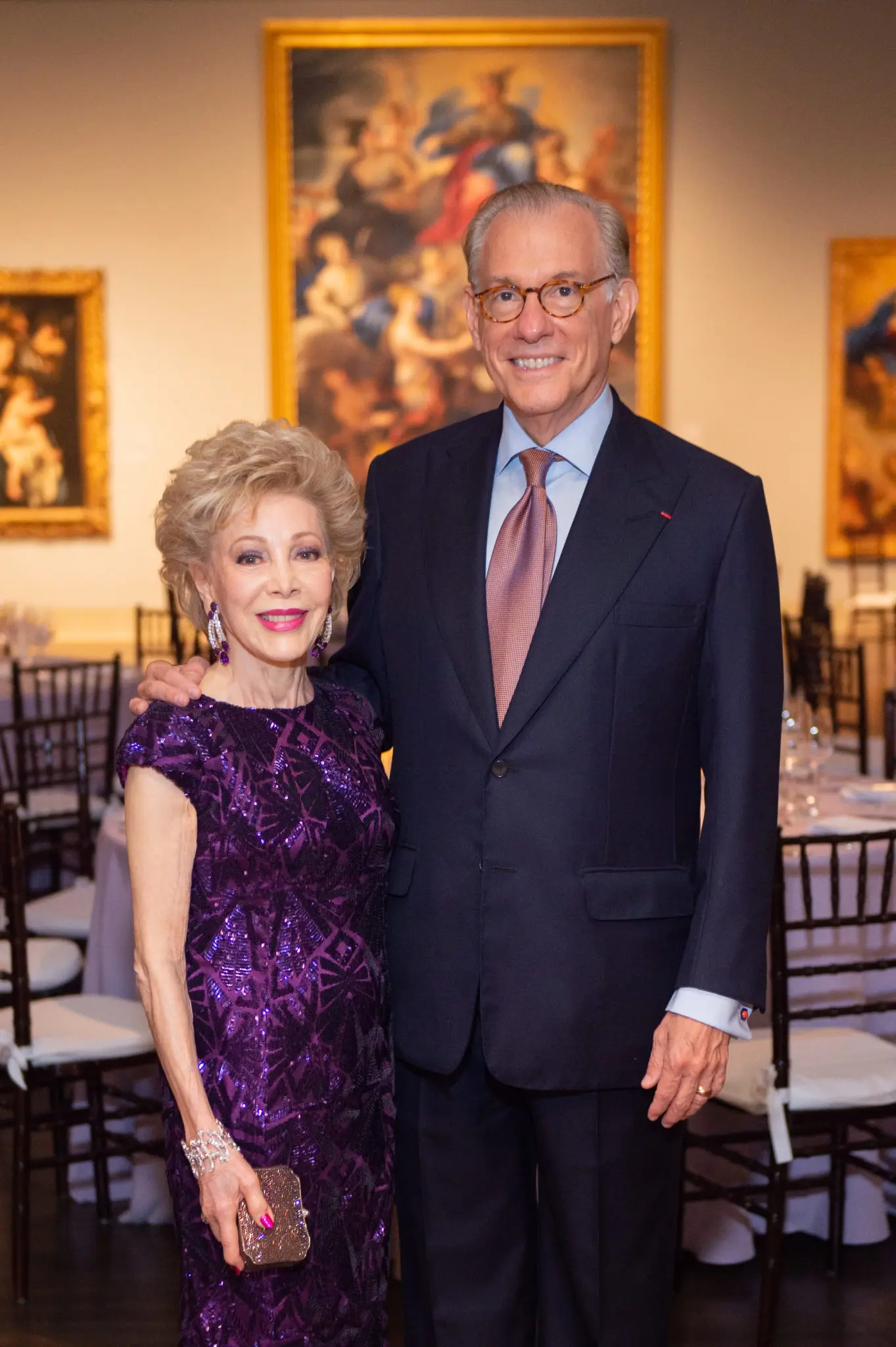 Margaret Alkek Williams, Gary Tinterow (Photo by Wilson Parish)