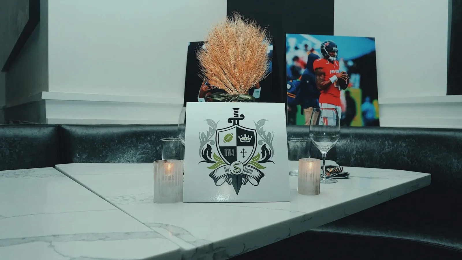 Decor at DeShaun Watson's 24th birthday bash at Bisou