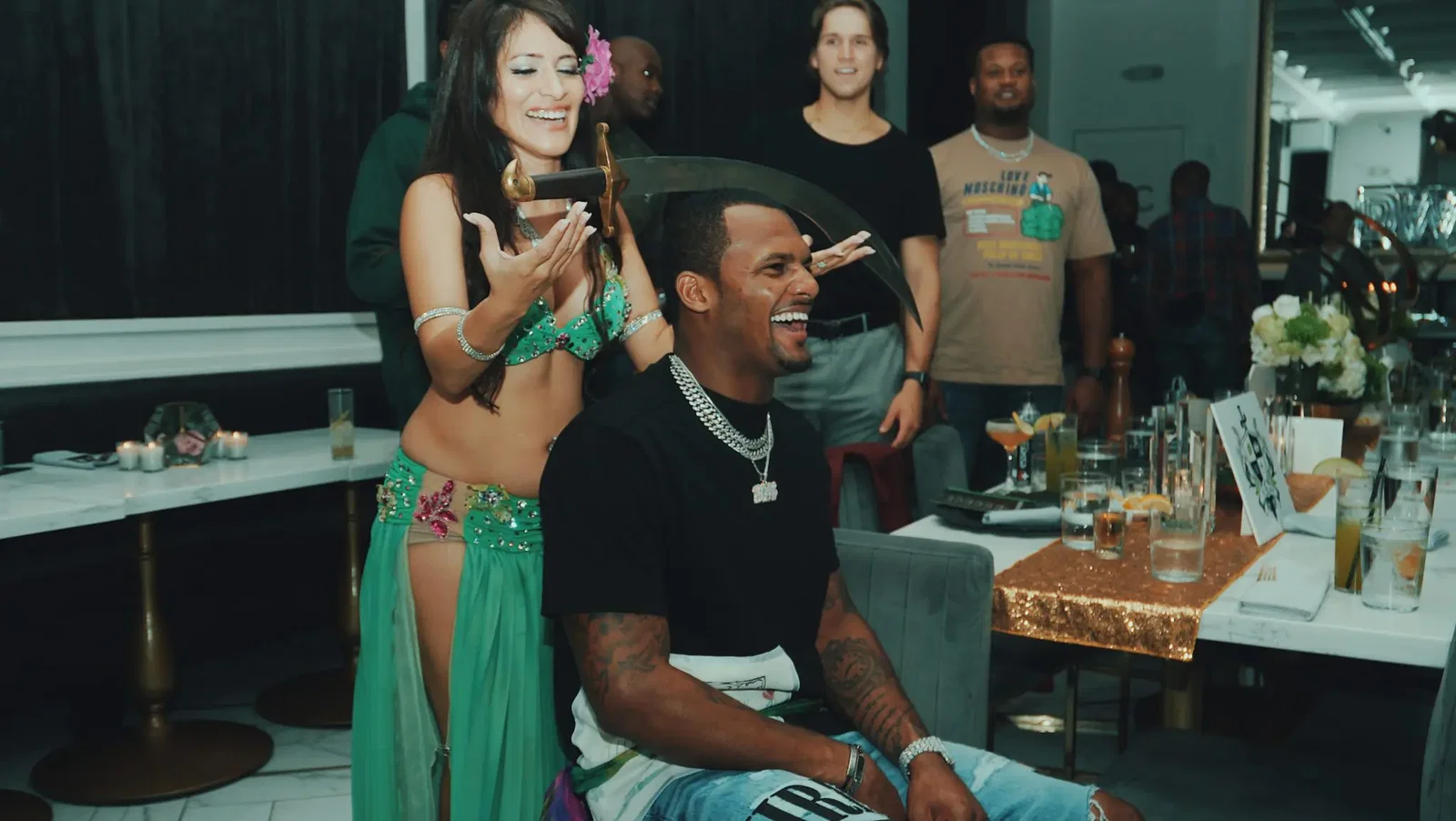 Deshaun Watson is living his best life — for his birthday party and otherwise.