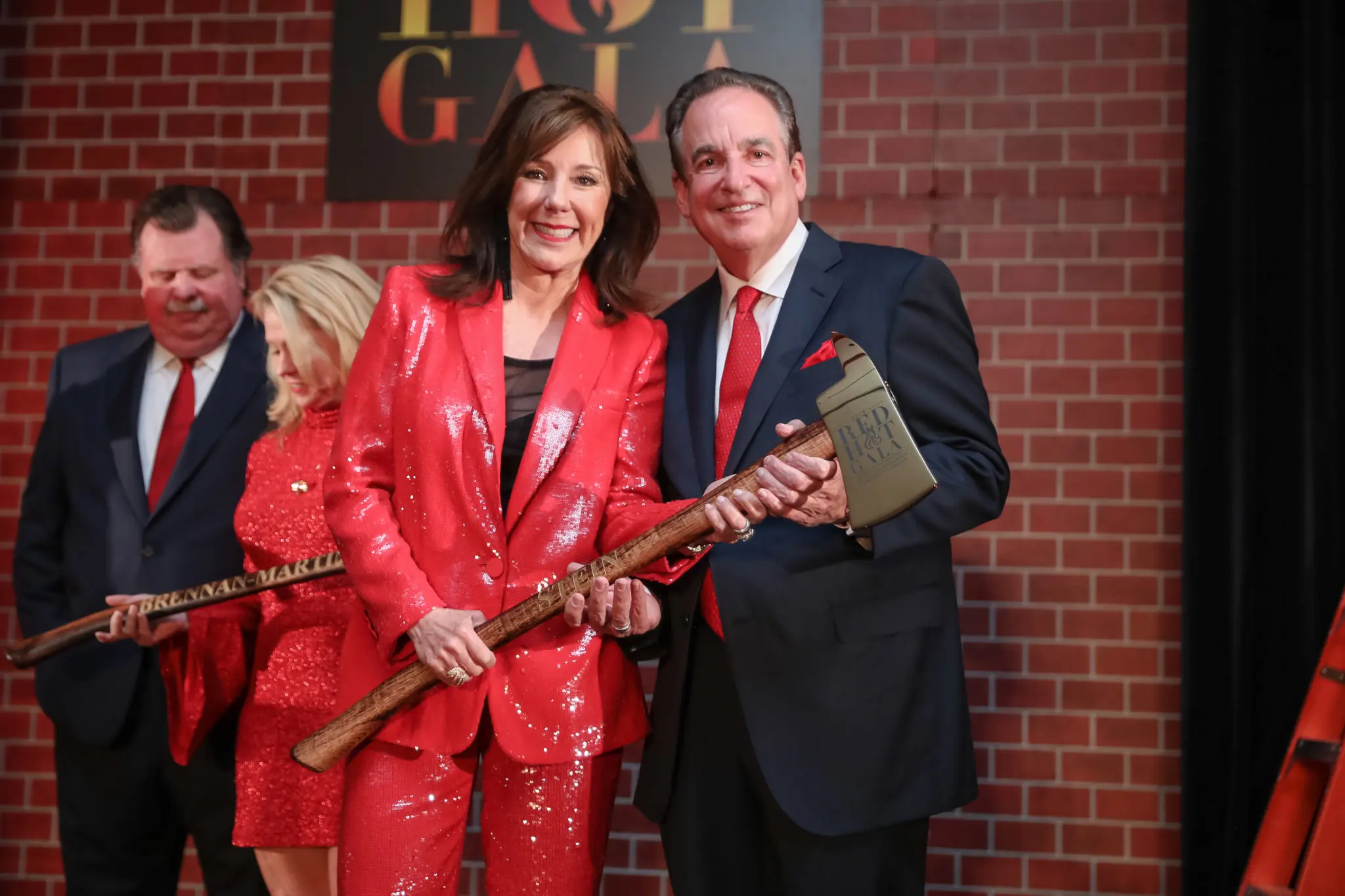 Elizabeth & Alan Stein chair their second Red Hot Gala benefiting the Houston Professional Fire Fighter Association in 2019 (Photo by Priscilla Dickson)