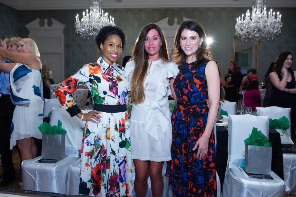 Roslyn Bazzelle Mitchell, Elizabeth Dwyer, Savanna Bowman (Photo by Emile C. Browne)