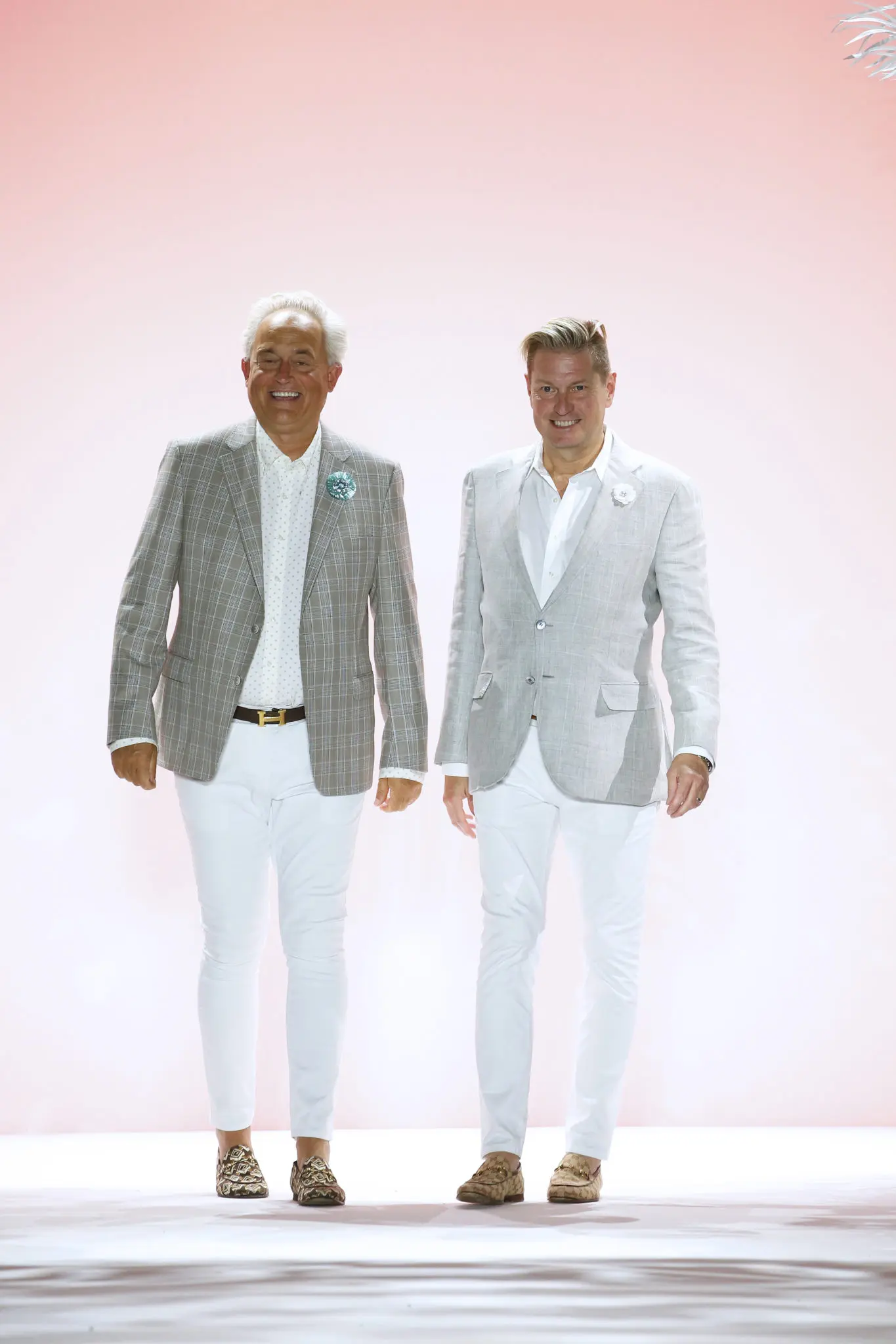 From left to right, Mark Badgley, James Mischka. (Photo courtesy of Badgley Mischka)