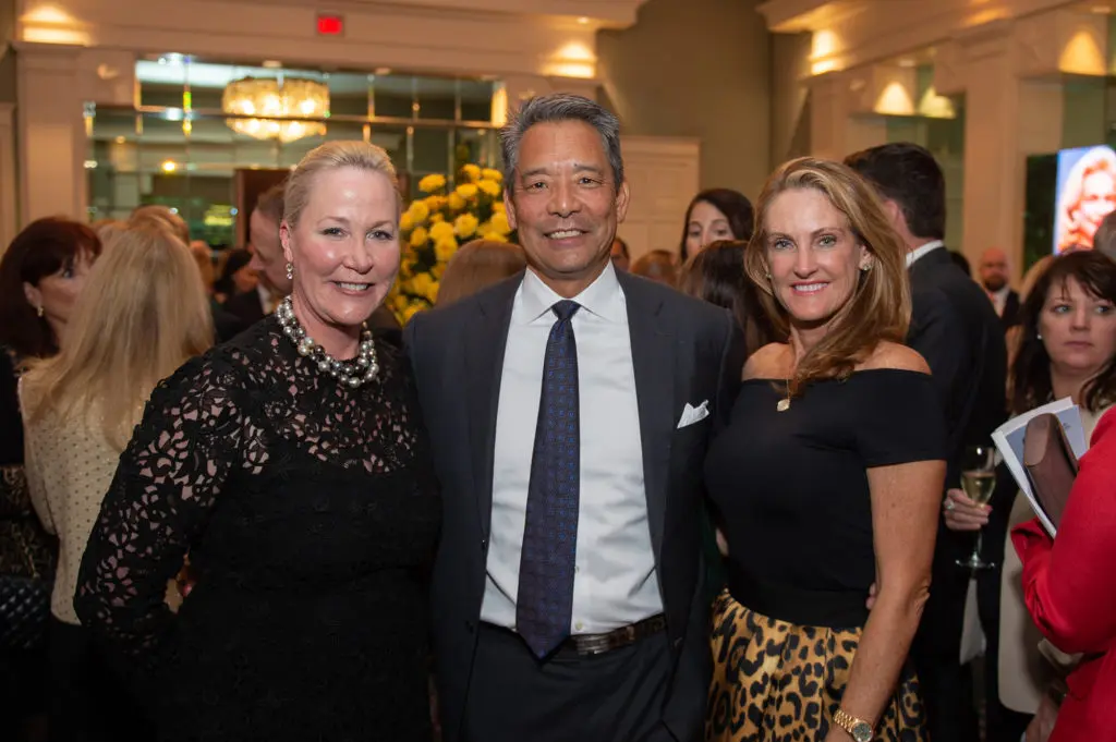 Sara Paschall Dodd, Frank & Stephanie Tsuru (Photo by Wilson Parish)