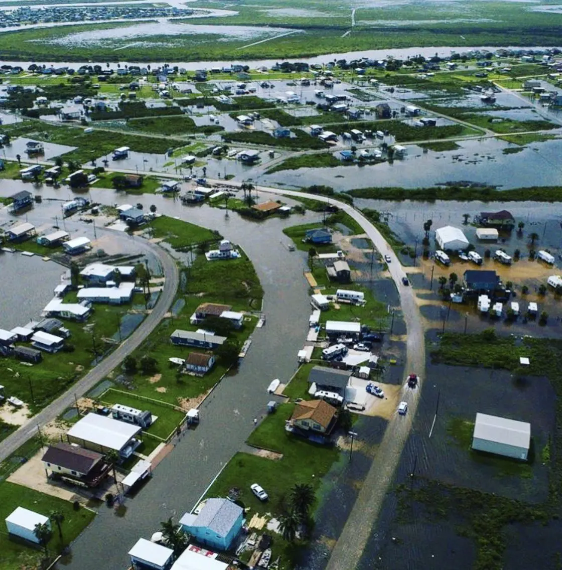 The flooding was widespread in the Houston area. (@tellusyours)