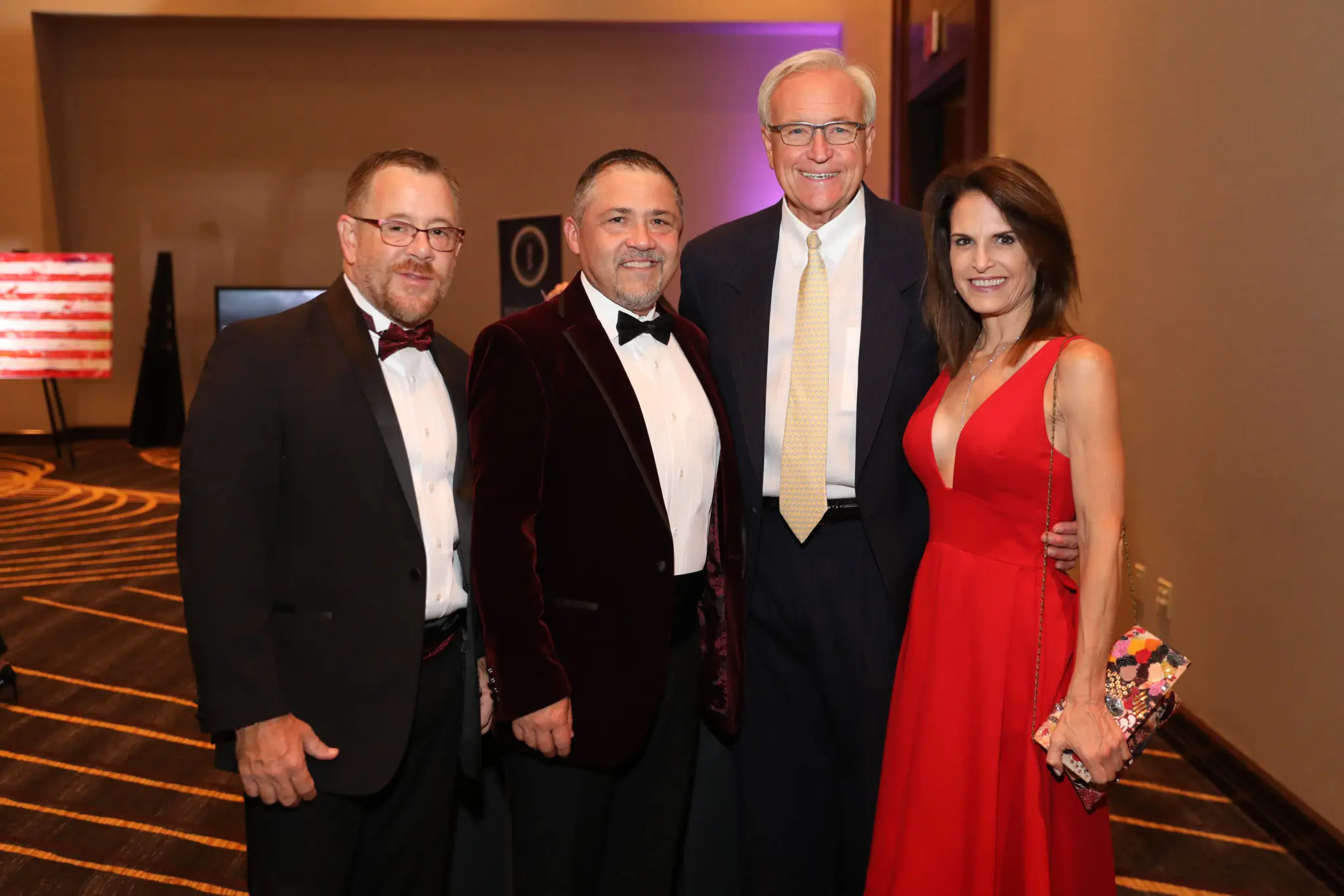 Shelby Kibodeaux & Bruce Padilla, Bill King, Kim Craig (Photo by Priscilla Dickson)