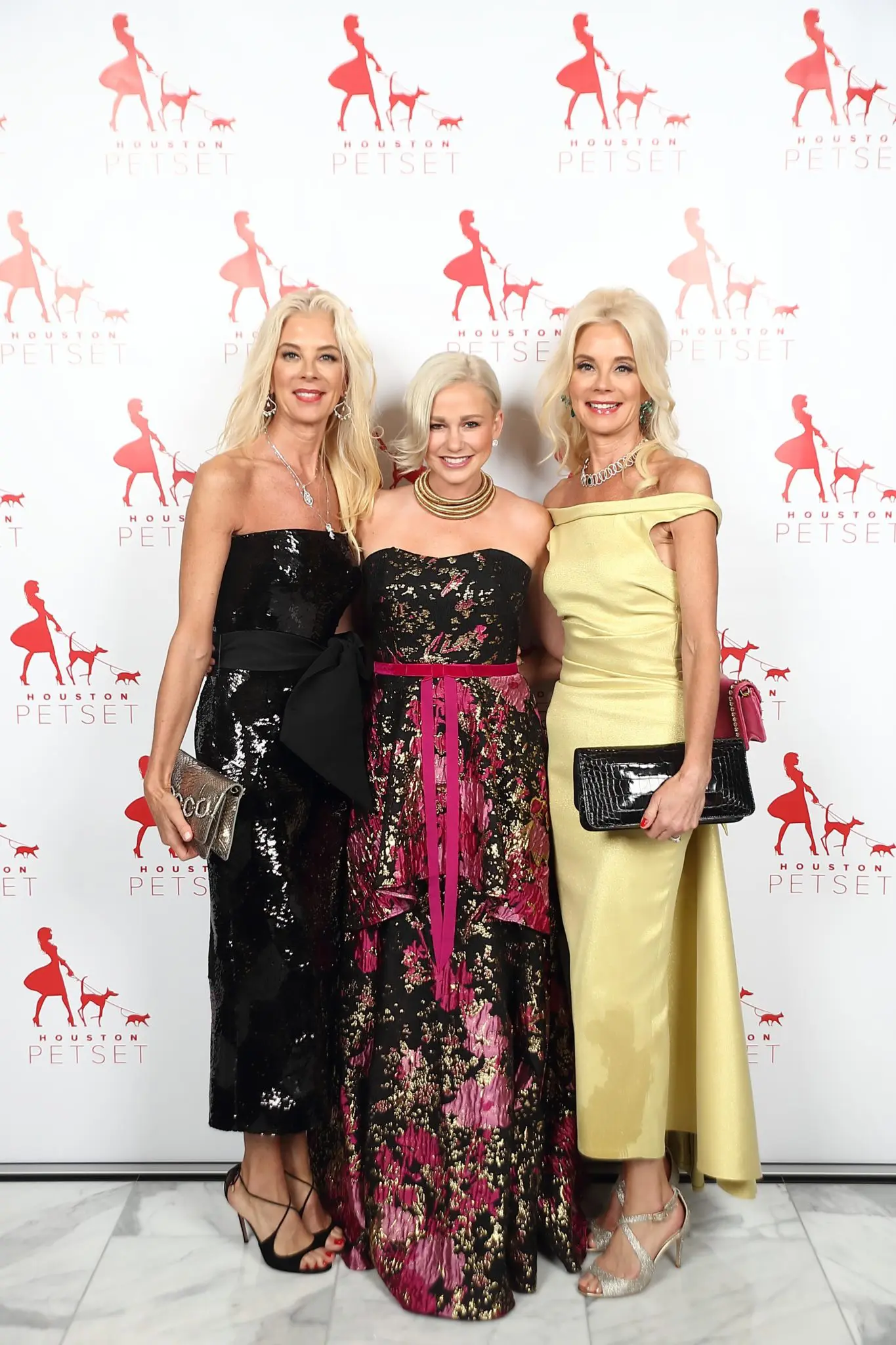 PetSet gala chairs Tama Lundquist, Kisha Itkin, Tena Lundquist Faust