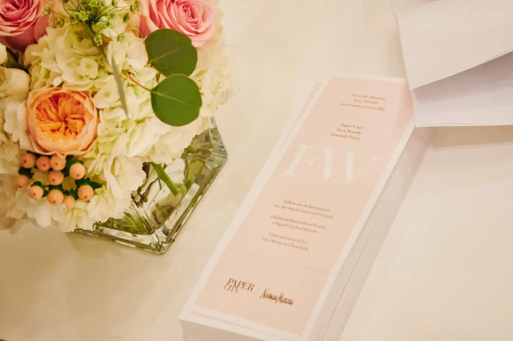 Neiman Marcus made sure every detail, down to the gorgeous programs for the event, was a treat for the guests. (Photo by Jonathan Zizzo)