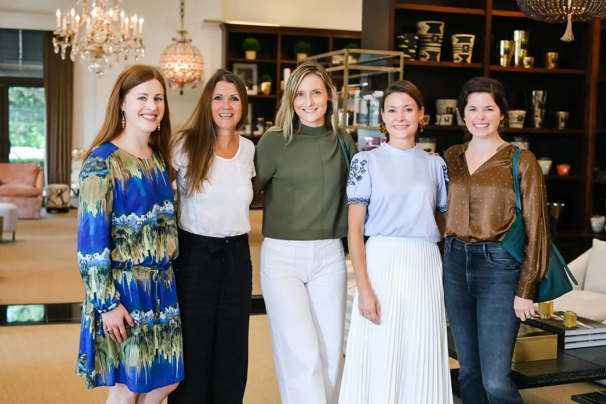 Linley Stroud, Kiley Jackson, Susie Tucker, Courtney Blair, Aileen Warren (Photo by Johnny Than)