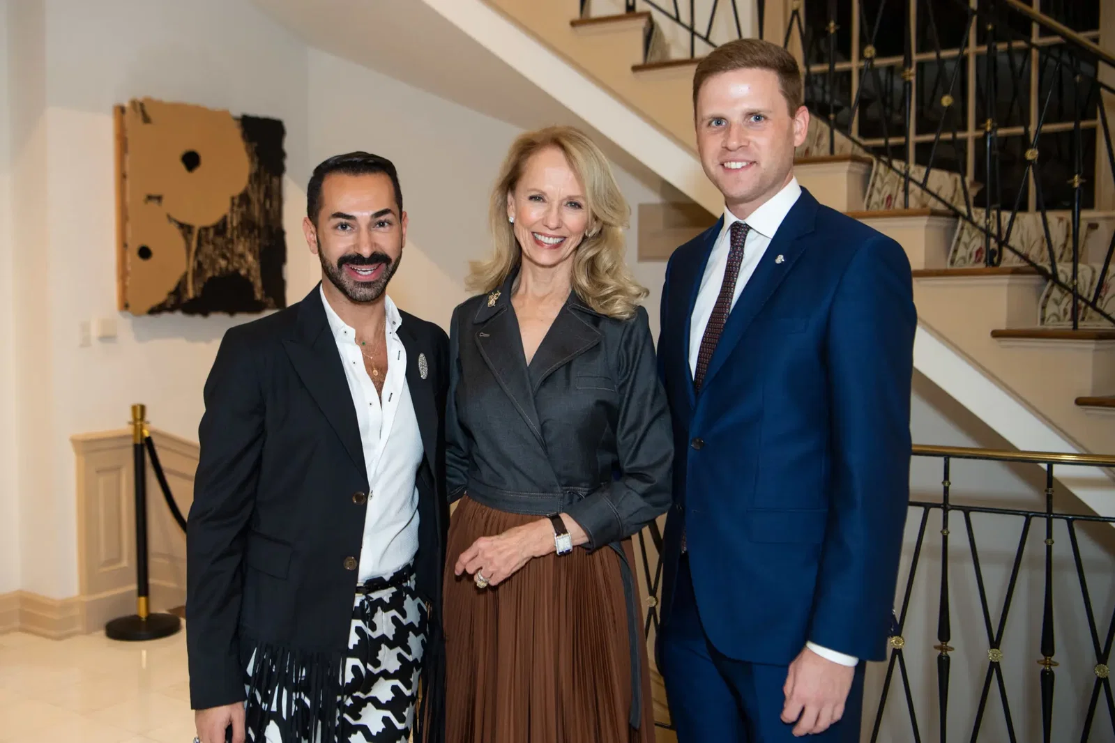 Fady Armanious, Susan Sarofim, Taylor Eichenwald  (Photo by Michelle Watson, CatchLightGroup.com)
