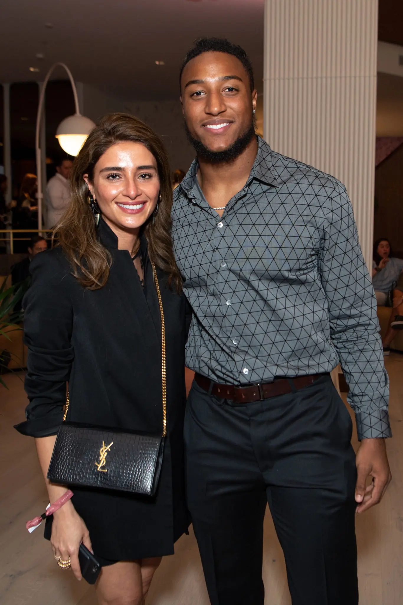 Saba Jawda, Justin Reid (Photo by Michelle Watson)