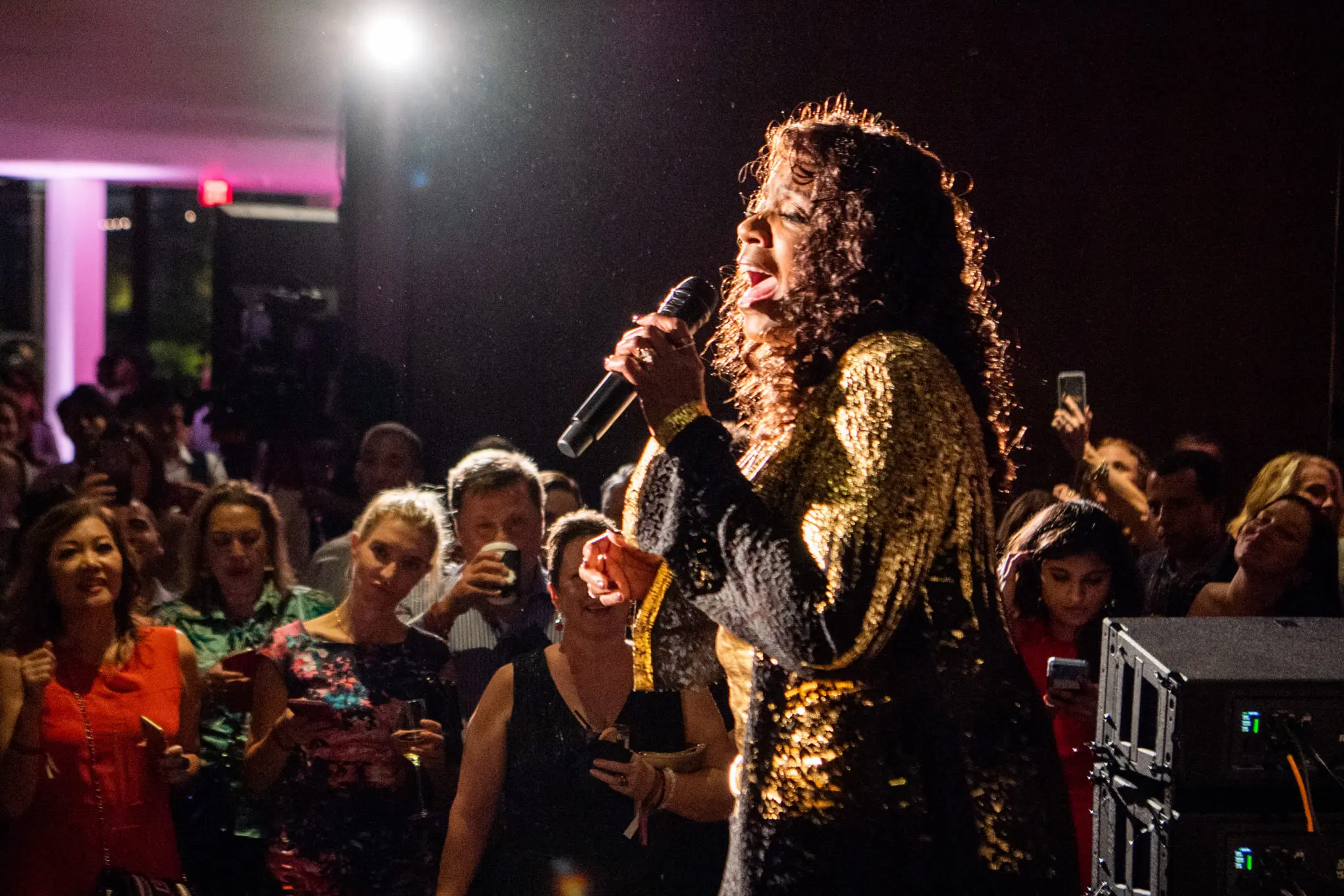 Gloria Gaynor mesmerized the crowd with her disco hits. (Photo by Michelle Watson)
