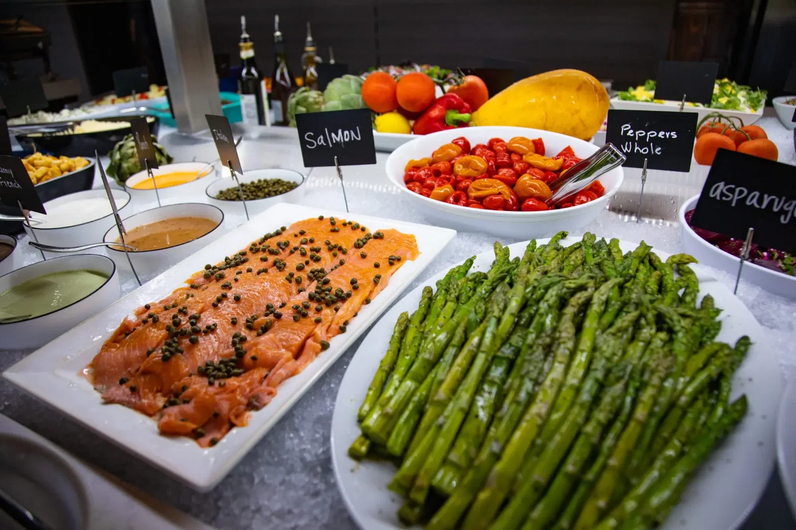 And salmon.