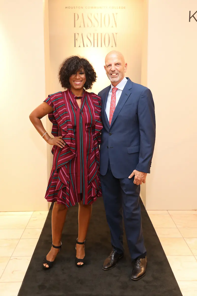 Fashion Media honorees Joy Sewing, Clifford Pugh (Photo by Priscilla Dickson)