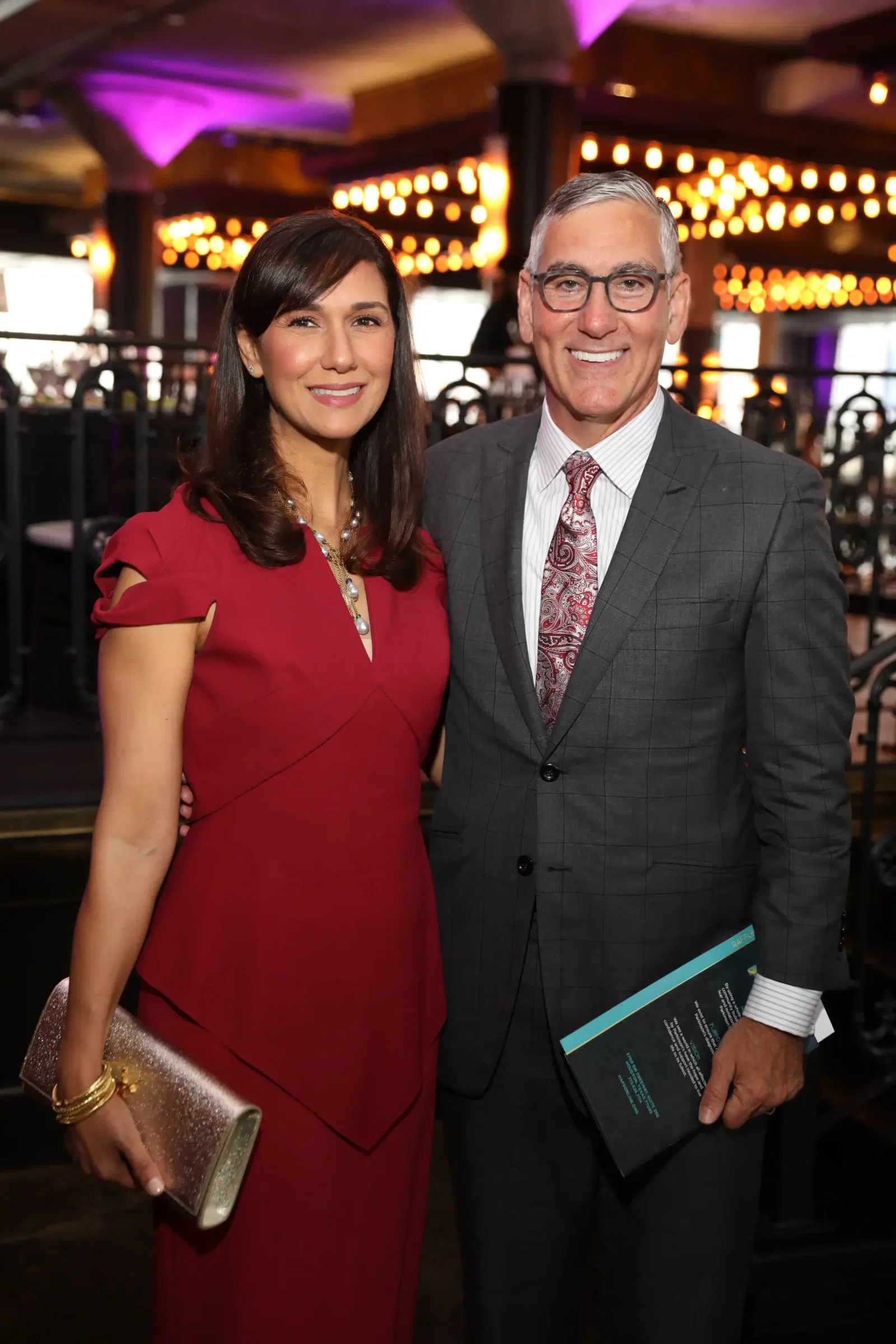 Hala & Joe Ahmad  at HAPS (photo by Priscilla Dickson)