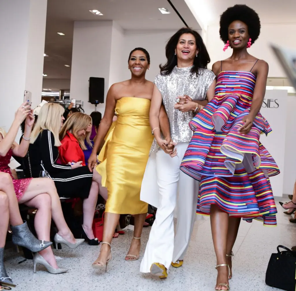 Hope Ewing, Babi Ahluwalia, model (Photo by Daniel Ortiz)