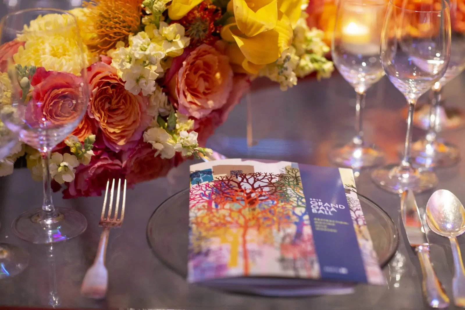 Abstraction: Moving Into Modern  table setting (Photo by Jenny Antill)