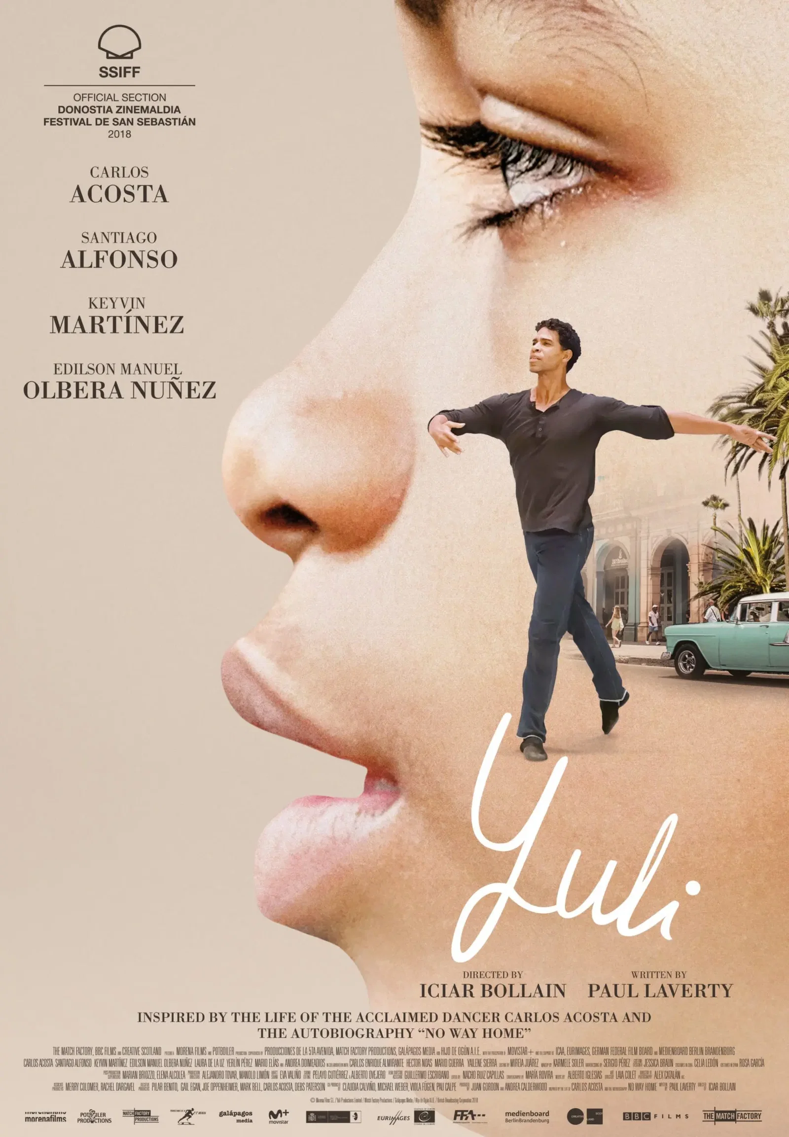 "Yuli," the cinematic biography of dancer Carlos Acosta, shows Friday, November 15, at 4 pm at the Museum of Fine Arts, Houston.