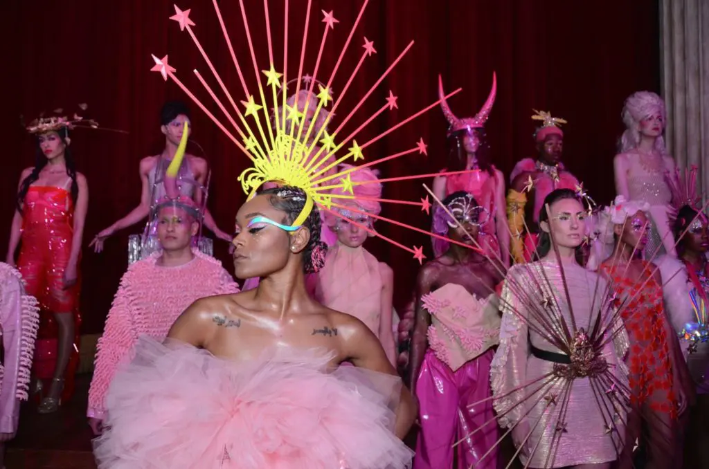 Exotic fashions from House of Enid (Photo by Roswitha Vogler)