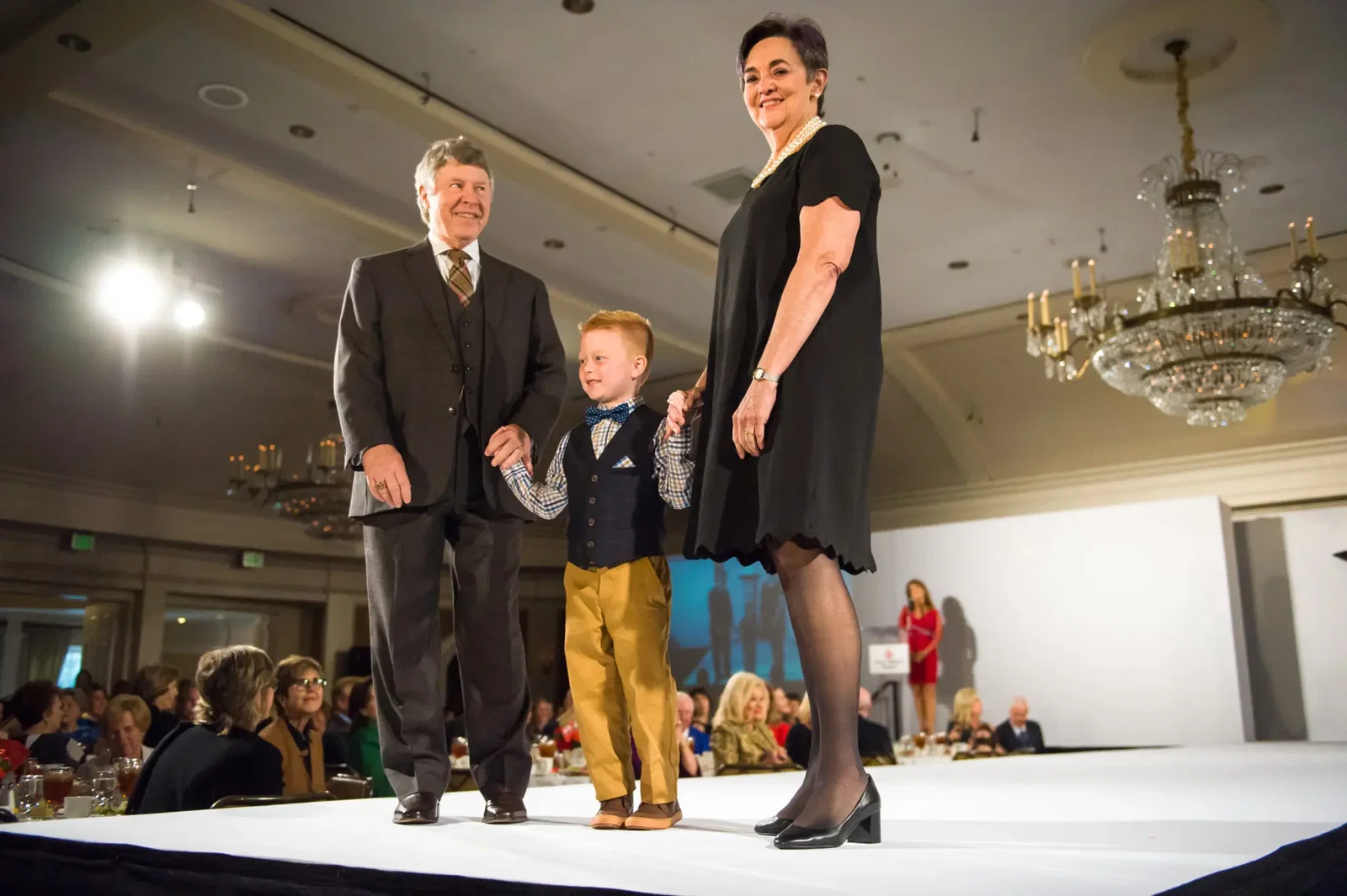 Ed & Gwen Emmett with Gatlin Massey  (Photo by Allen S. Kramer/Texas Children’s Hospital)