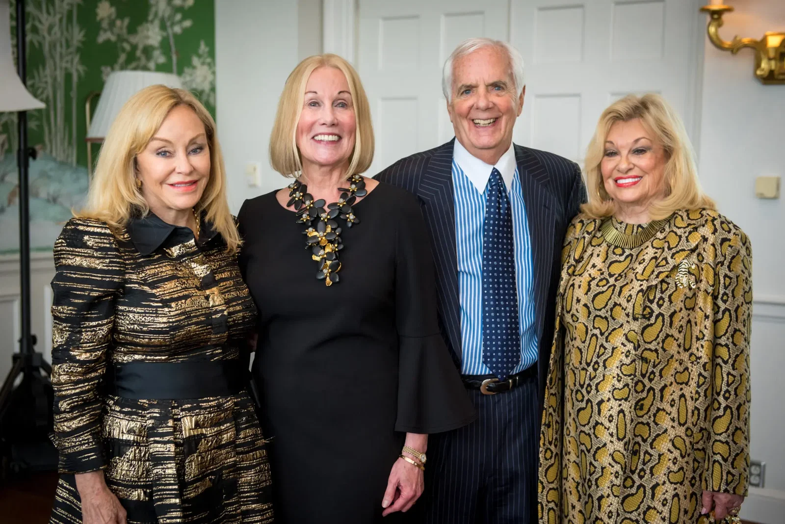 Event co-chairs Judi McGee, Elsie Eckert, Scott Basinger and Sidney Faust  (Photo by Allen S. Kramer/Texas Children’s Hospital)