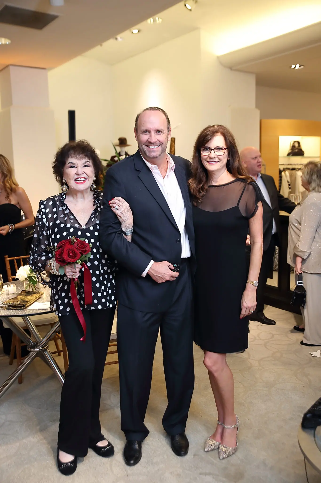 Warner Roberts, Cliff & Angie Roberts (Photo by Quy Tran)
