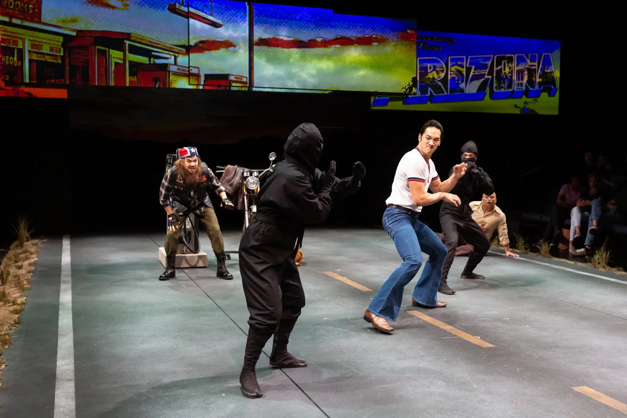 Look out for ninjas in Vietgone.  (Photo by Lynn Lane)
