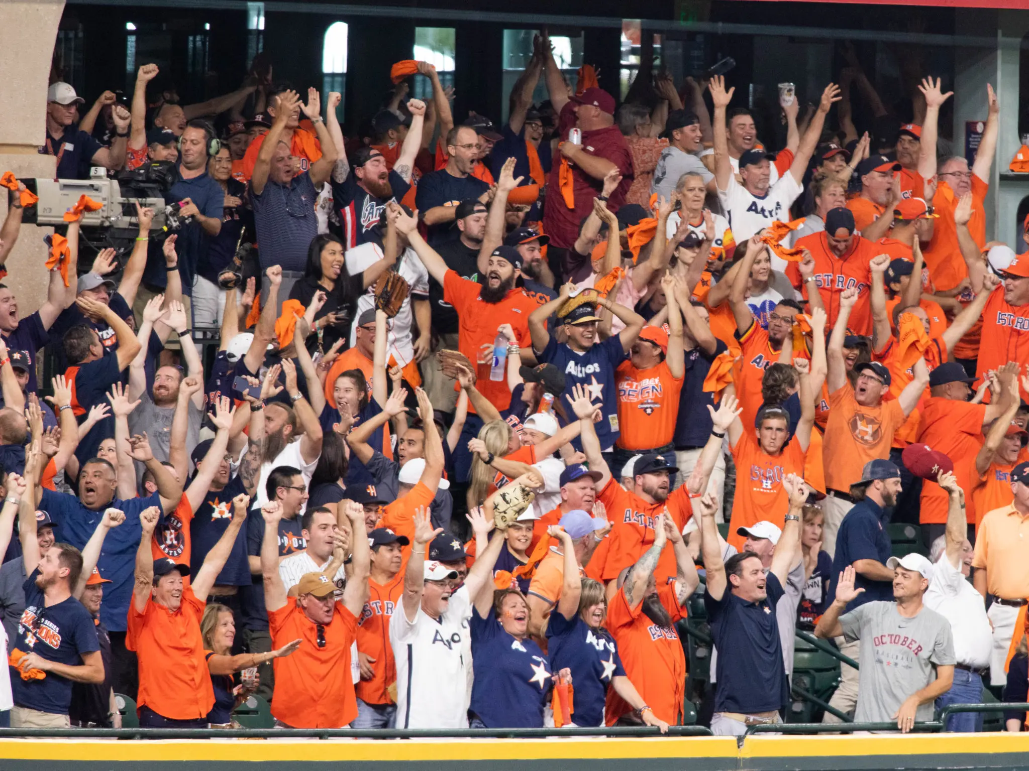 Astros fans are embracing another summer of fun.  (Photo by F. Carter Smith)