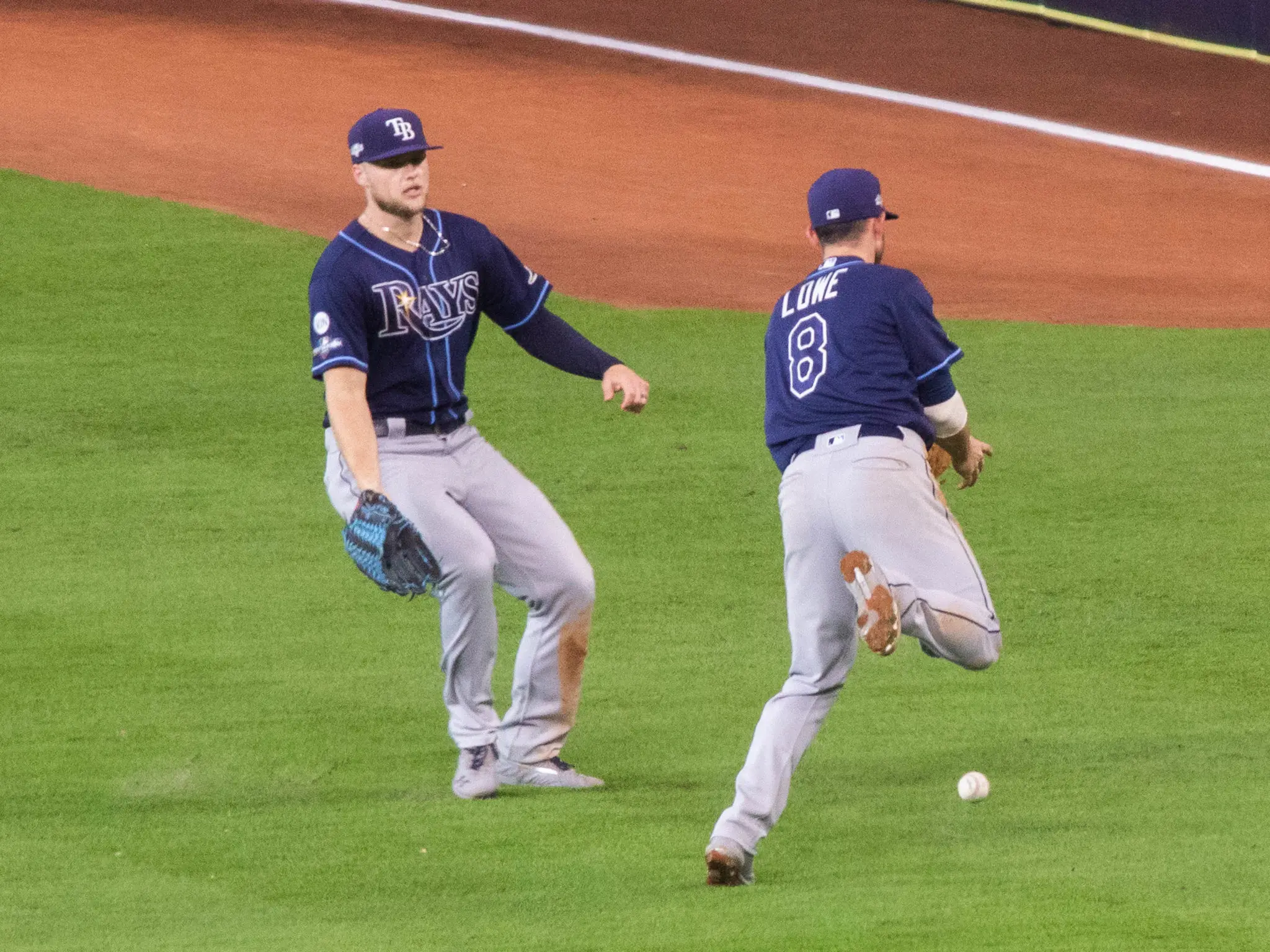 Minute Maid Park was a loud enough madhouse to contribute to the Rays letting an out drop for a hit. (Photo by F. Carter Smith)